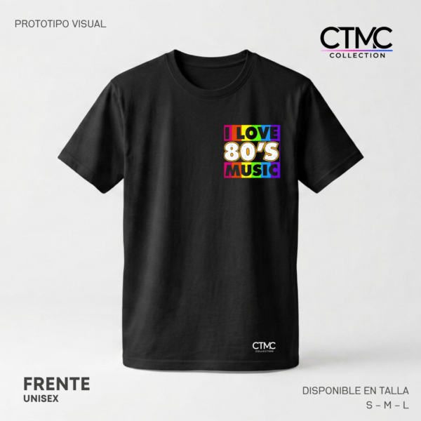 Camiseta 80s Music