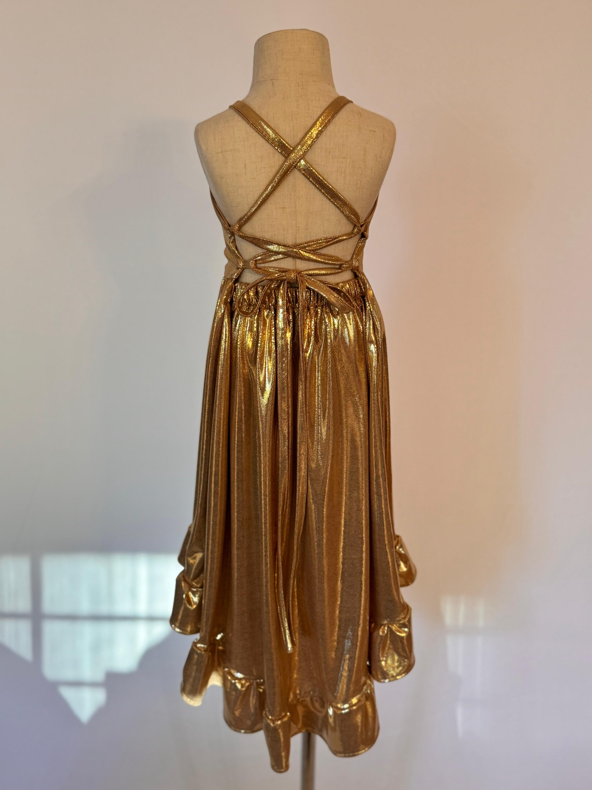 Vestido Dorado - Imagen 2