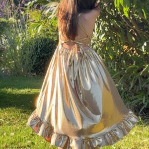 Vestido Dorado - Imagen 6