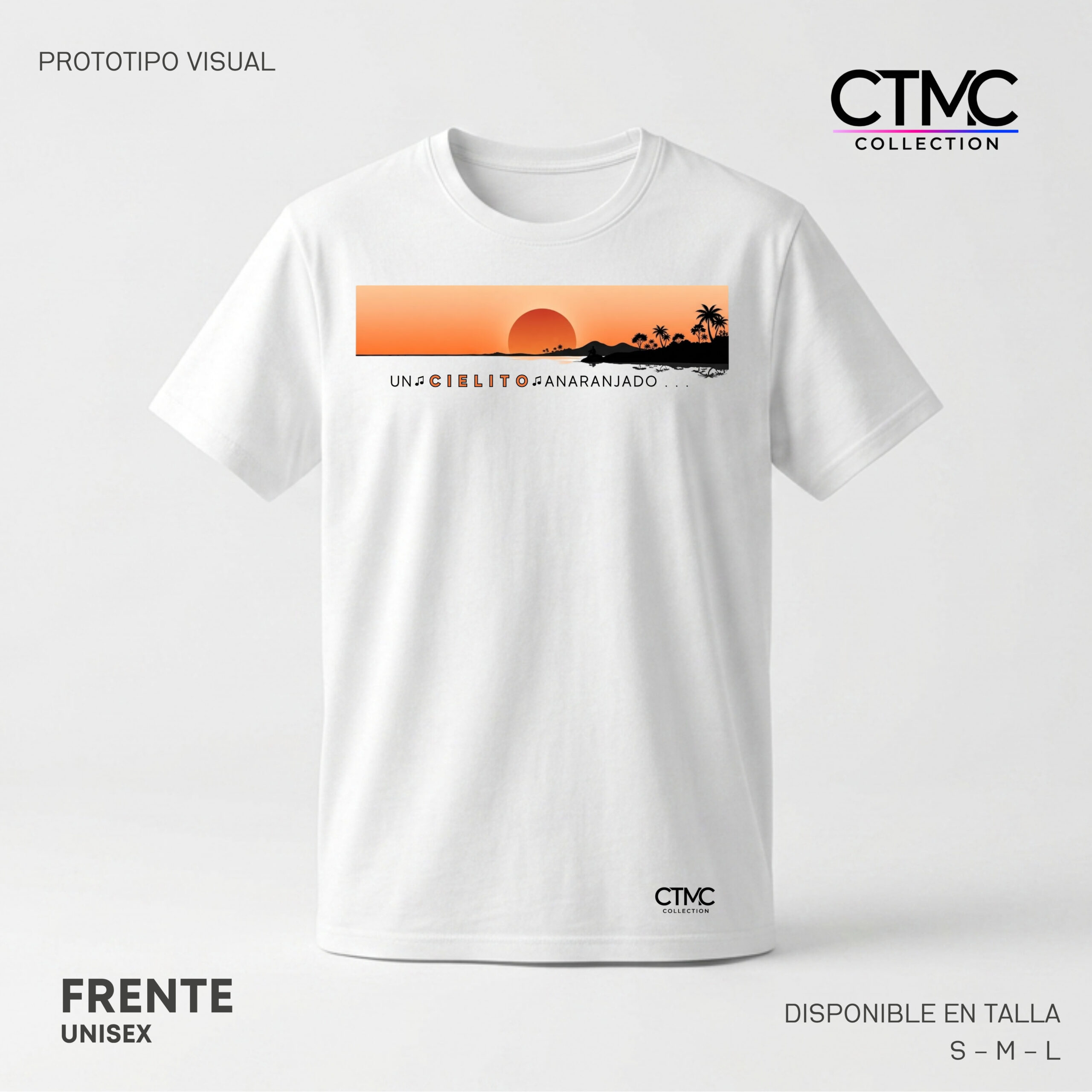 Camiseta Un Cielito Anaranjado